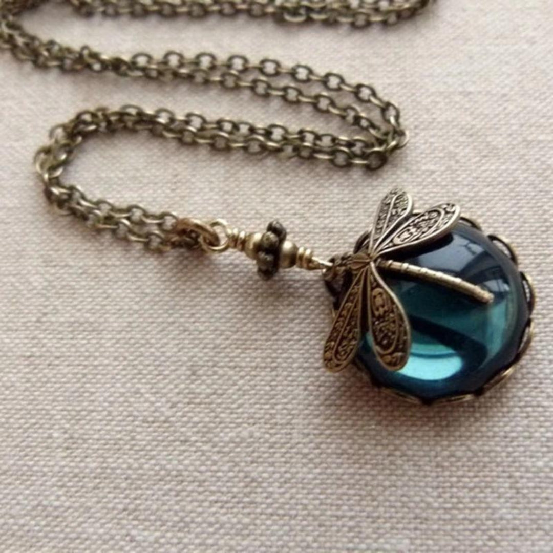 Collar Vintage de Libélula