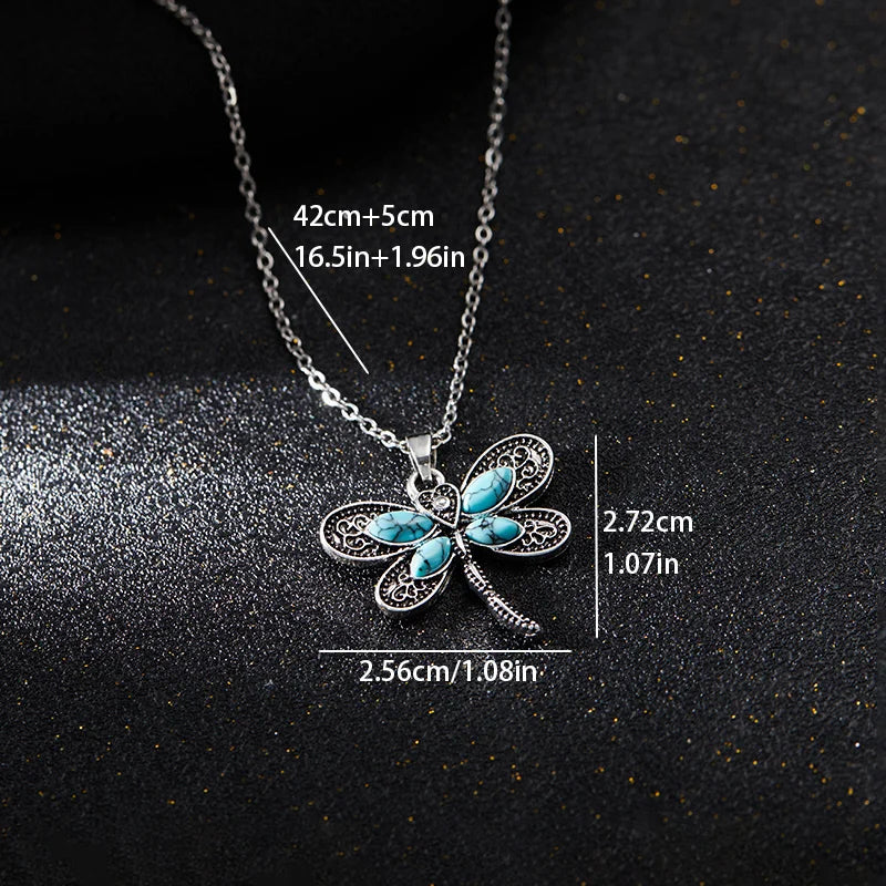 Collar de Plata de los Sueños de la Libélula
