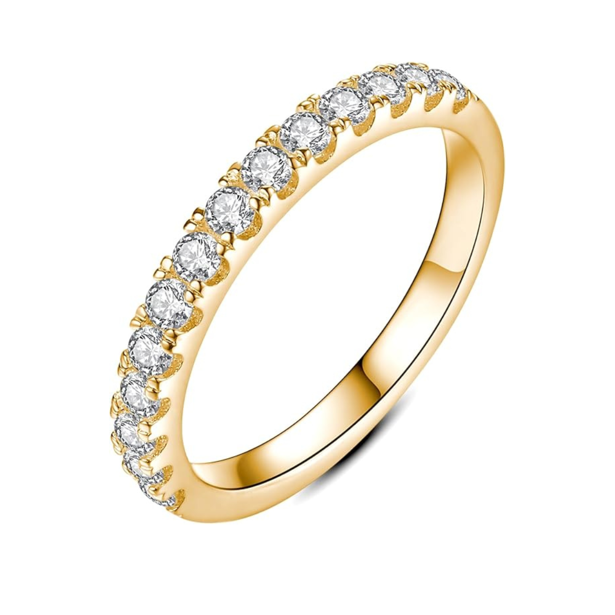 Anillo en Moissanita