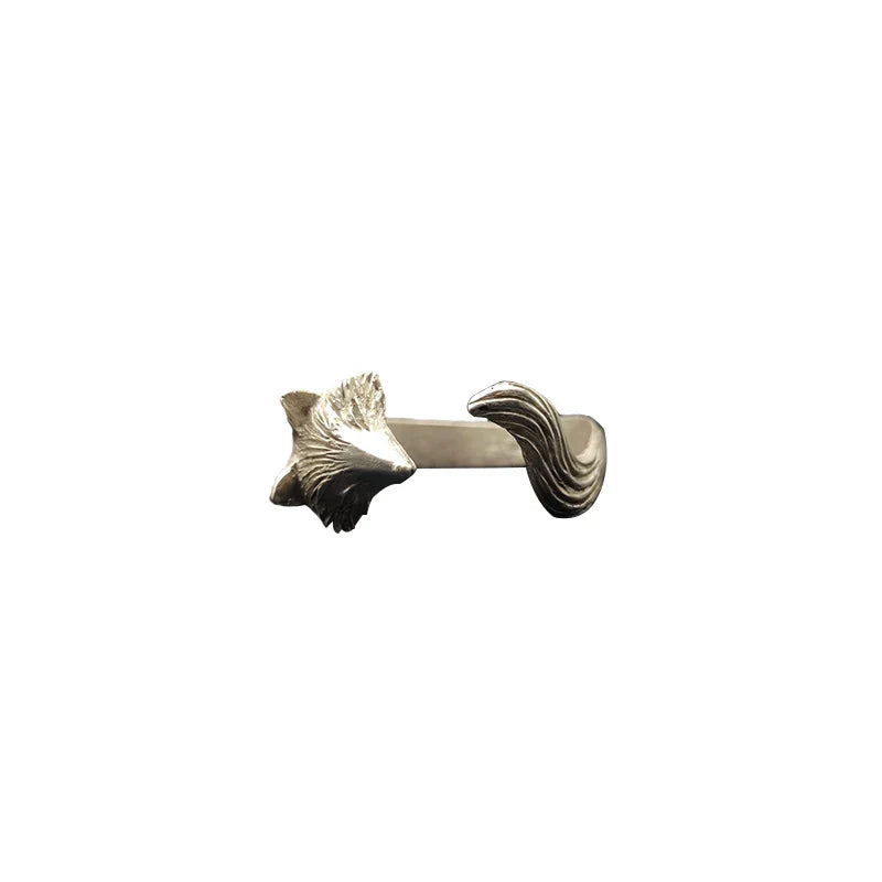 Anillo de Zorra Plateado para Mujeres