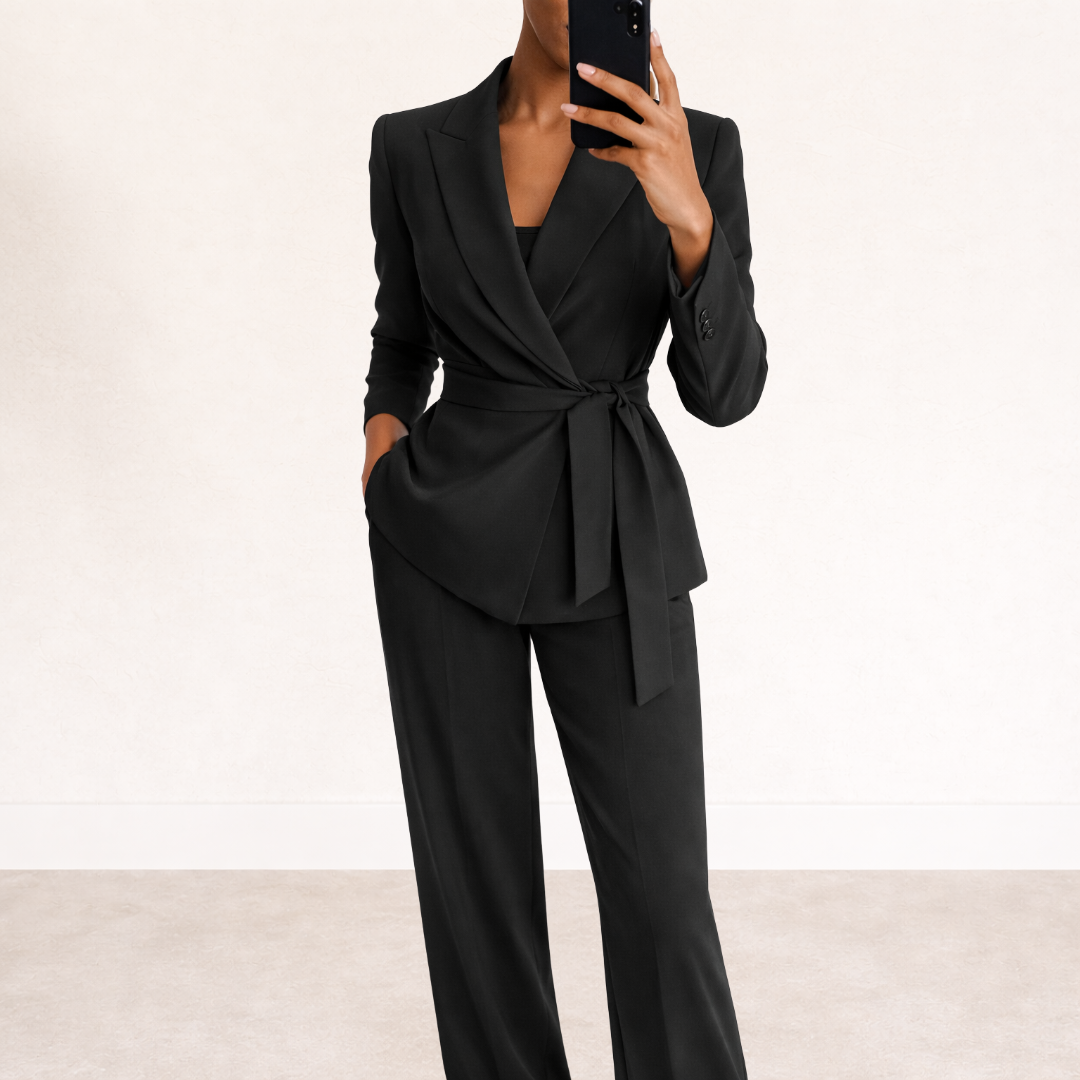 Evelyn | Traje Blazer con Cinturón