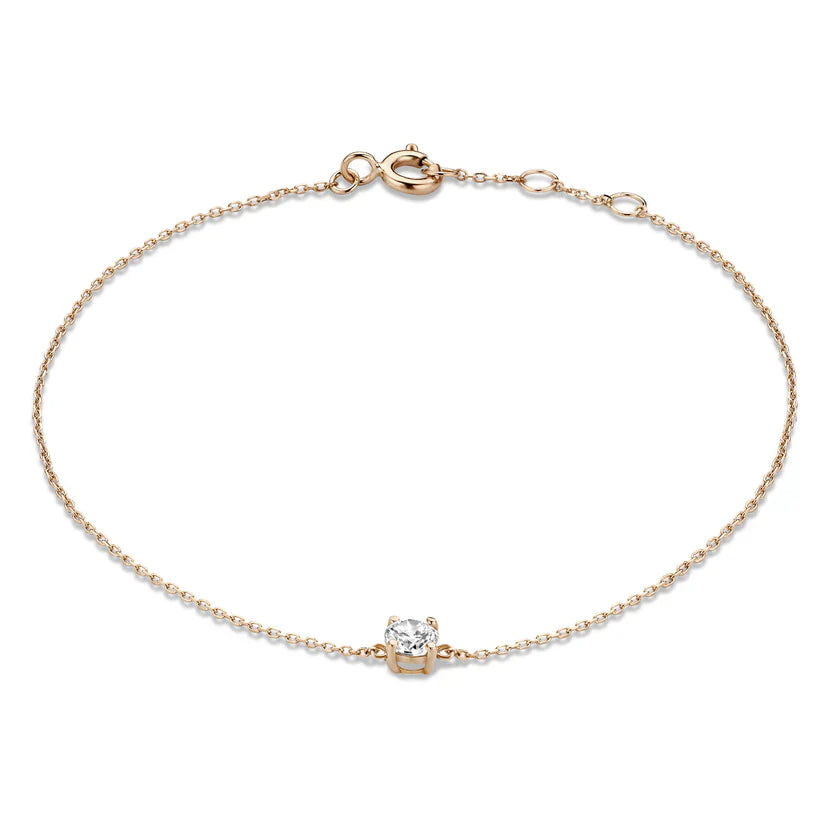 Pulsera con Piedra Cléa | Oro Blanco
