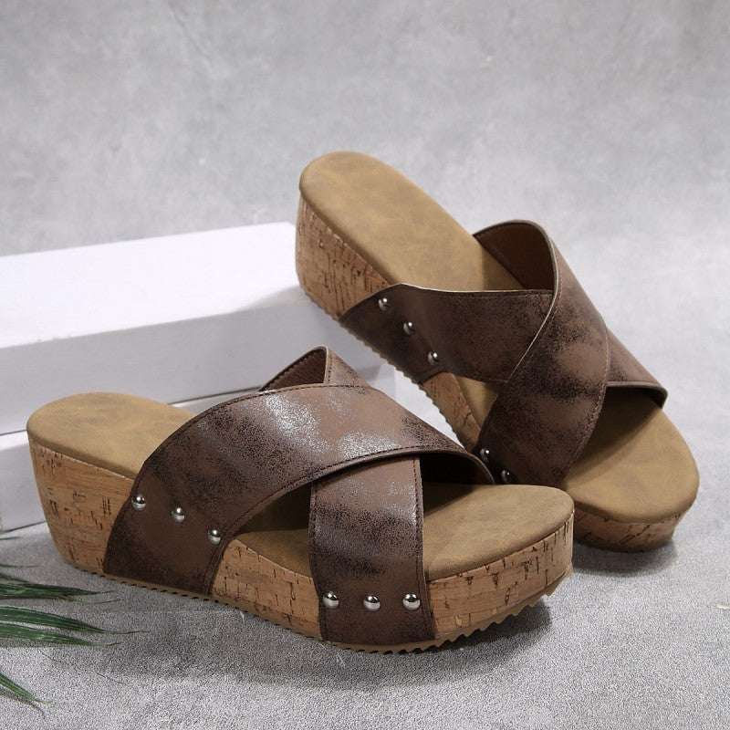 Oakley – Sandalias de cuña Boho