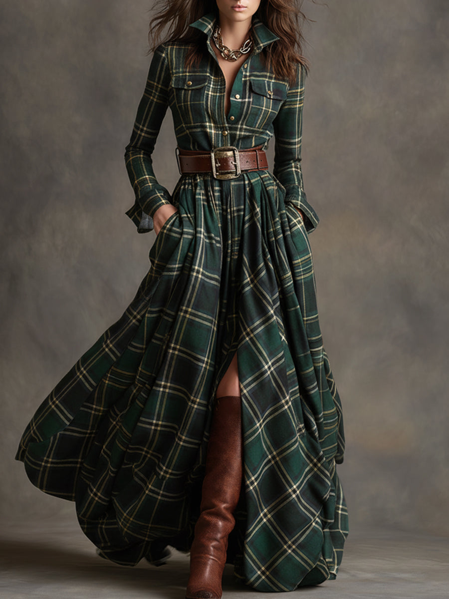 Evelyn | Clásico vestido camisa elegante