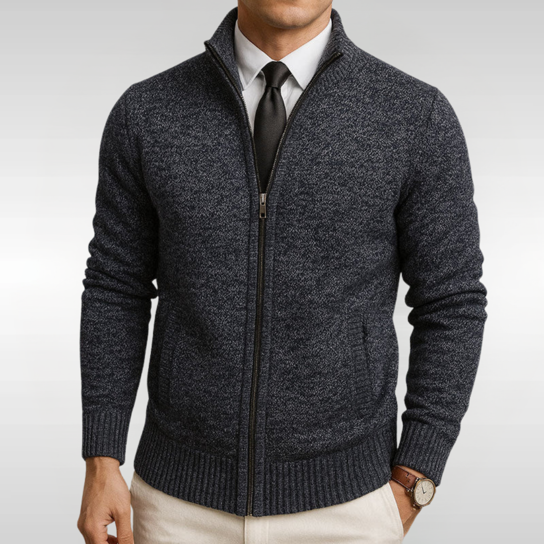 CARDIGÁN DE PUNTO CON CREMALLERA MARTIN | ELEGANTE Y CÓMODO PARA EL DÍA A DÍA