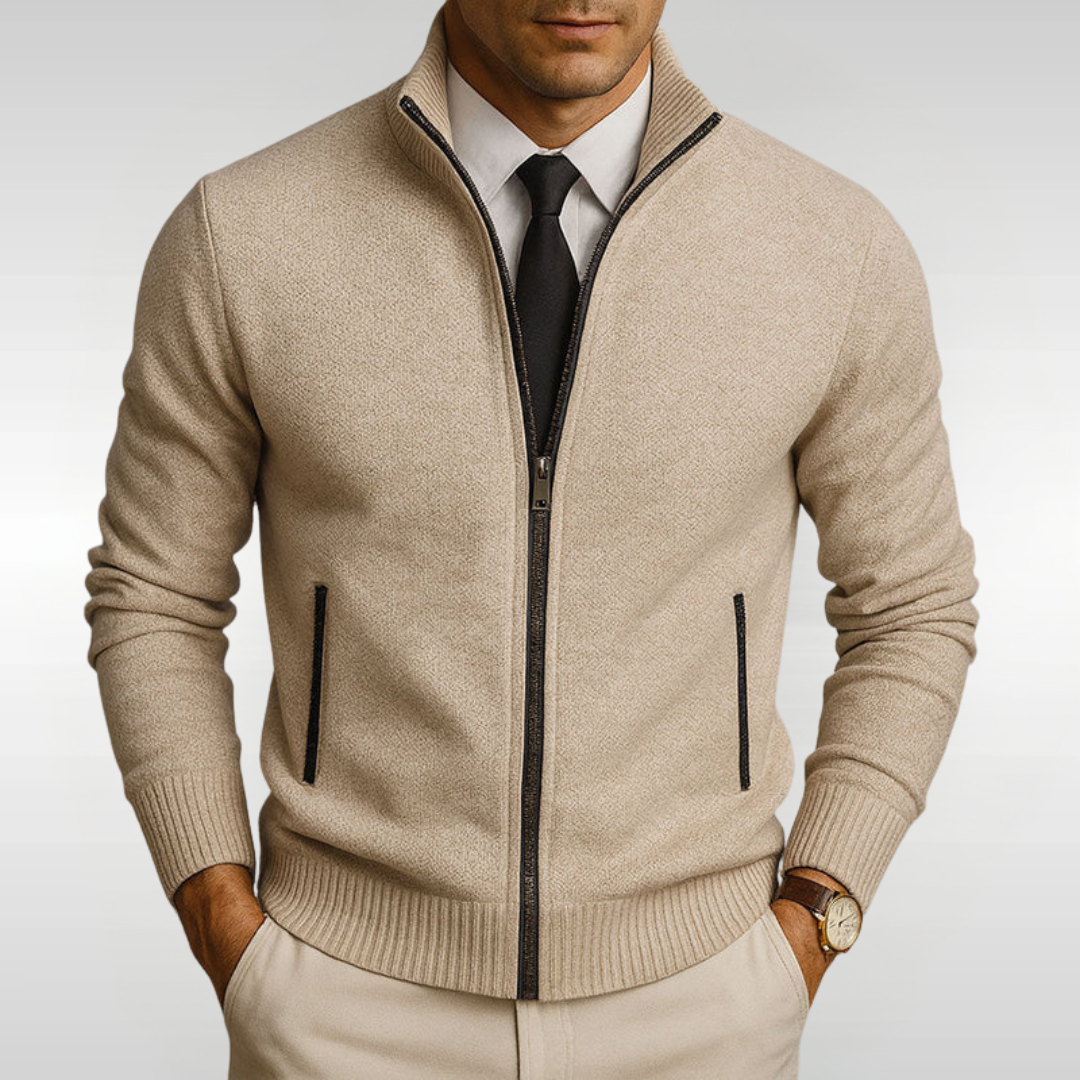 CARDIGÁN DE PUNTO CON CREMALLERA MARTIN | ELEGANTE Y CÓMODO PARA EL DÍA A DÍA