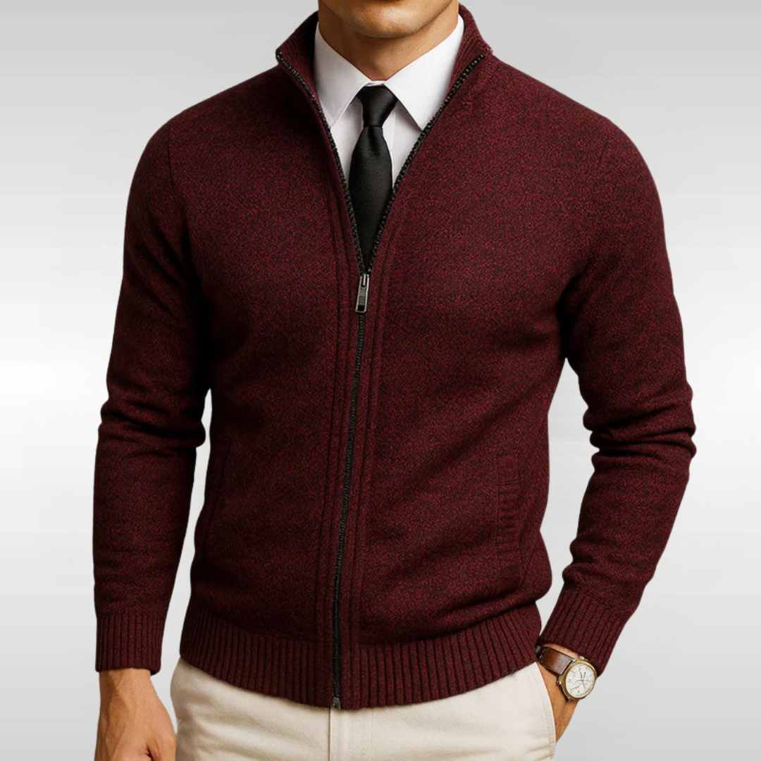 CARDIGÁN DE PUNTO CON CREMALLERA MARTIN | ELEGANTE Y CÓMODO PARA EL DÍA A DÍA