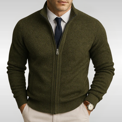 CARDIGÁN DE PUNTO CON CREMALLERA MARTIN | ELEGANTE Y CÓMODO PARA EL DÍA A DÍA