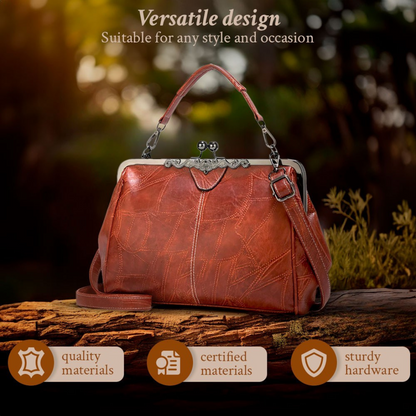 Lily™ | Bolsa de Cuero Retro Chic