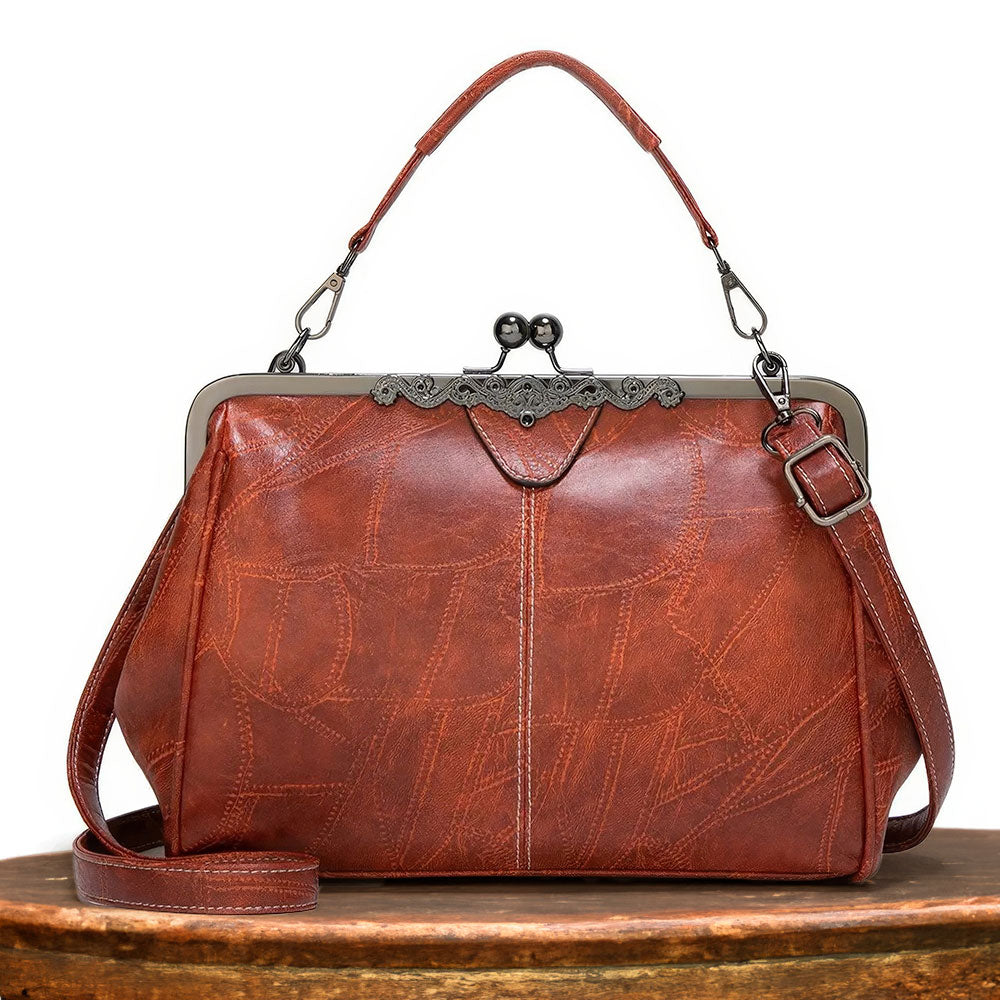Lily™ | Bolsa de Cuero Retro Chic