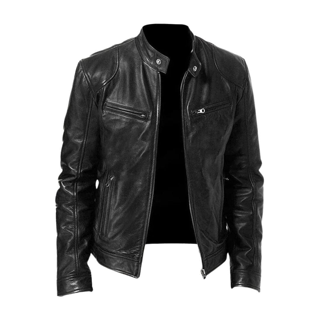 Harlan | Chaqueta de Cuero Clásica