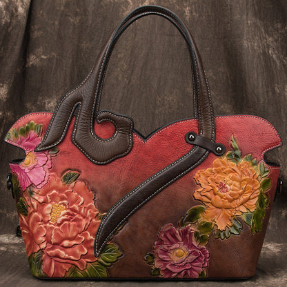 Perla™ | Bolso de Cuero Floral