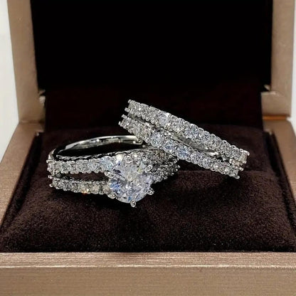 Conjunto de Anillos Halo Radiantes