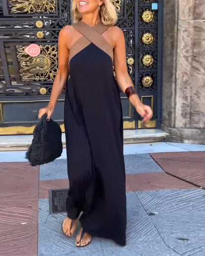 Vestido de Cuello Cruzado Serena™