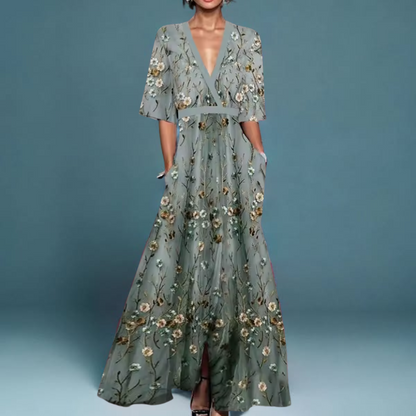 Michelle™ - Vestido Elegante de Flores