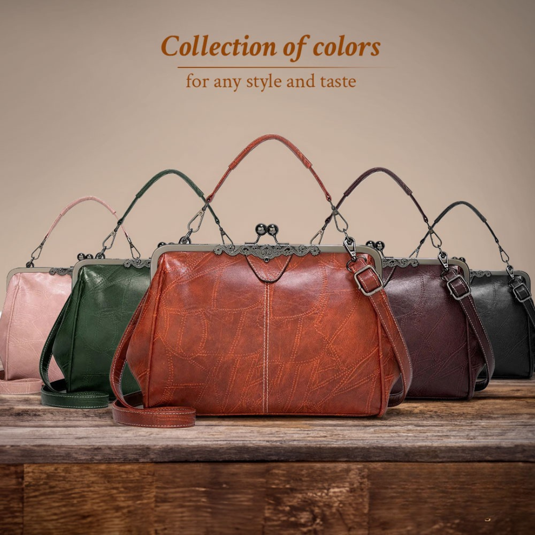 Lily™ | Bolsa de Cuero Retro Chic