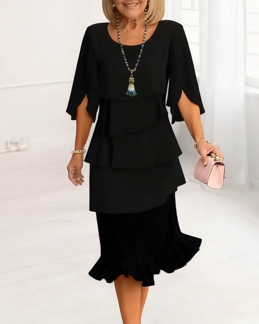 Patricia | Vestido Elegante de Confort con Volantes