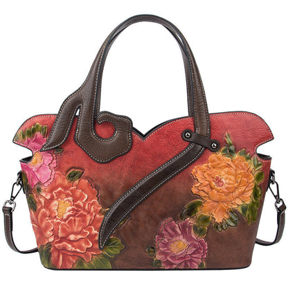 Perla™ | Bolso de Cuero Floral