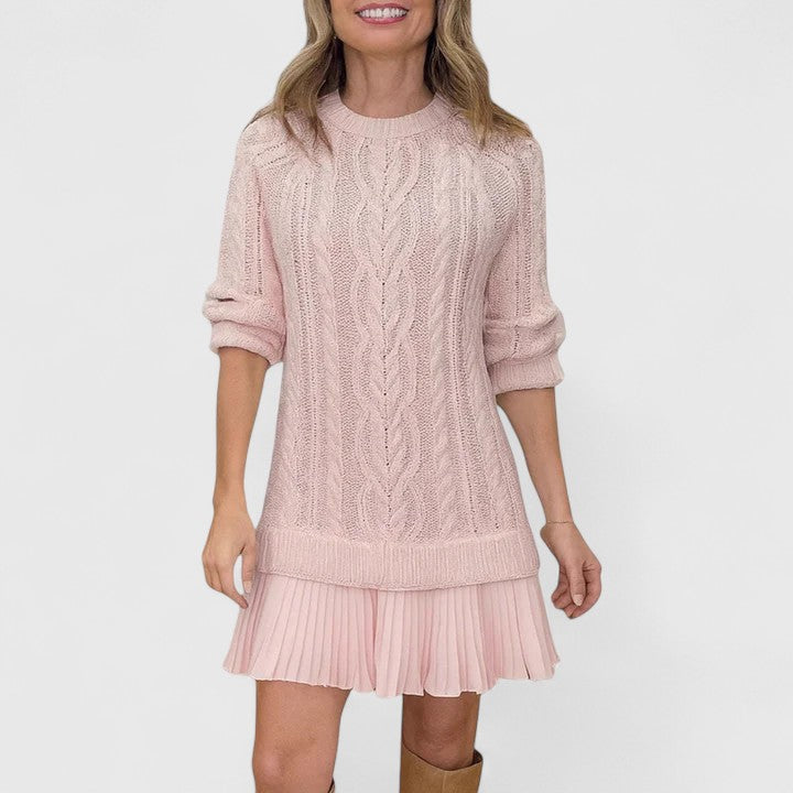 Ashlyndora | Vestido Suéter Elegante