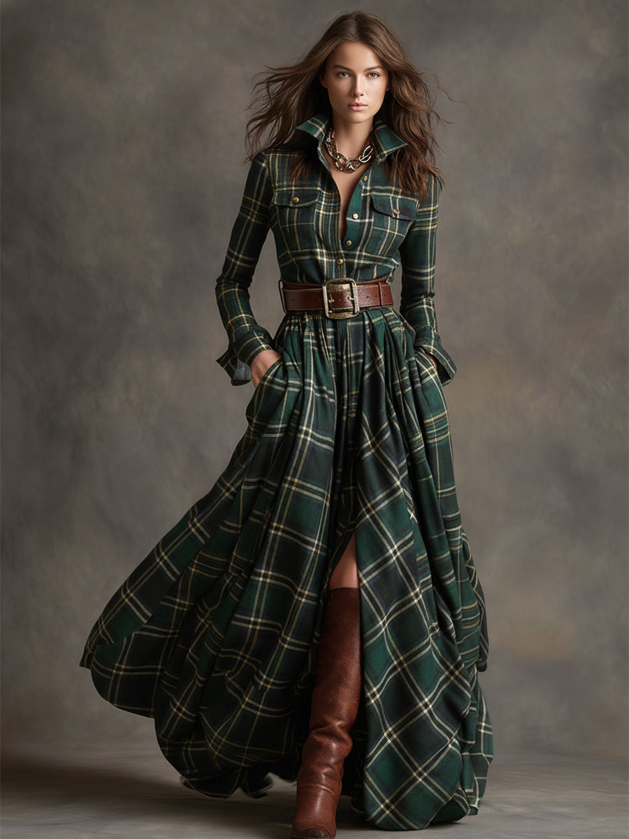 Evelyn | Clásico vestido camisa elegante