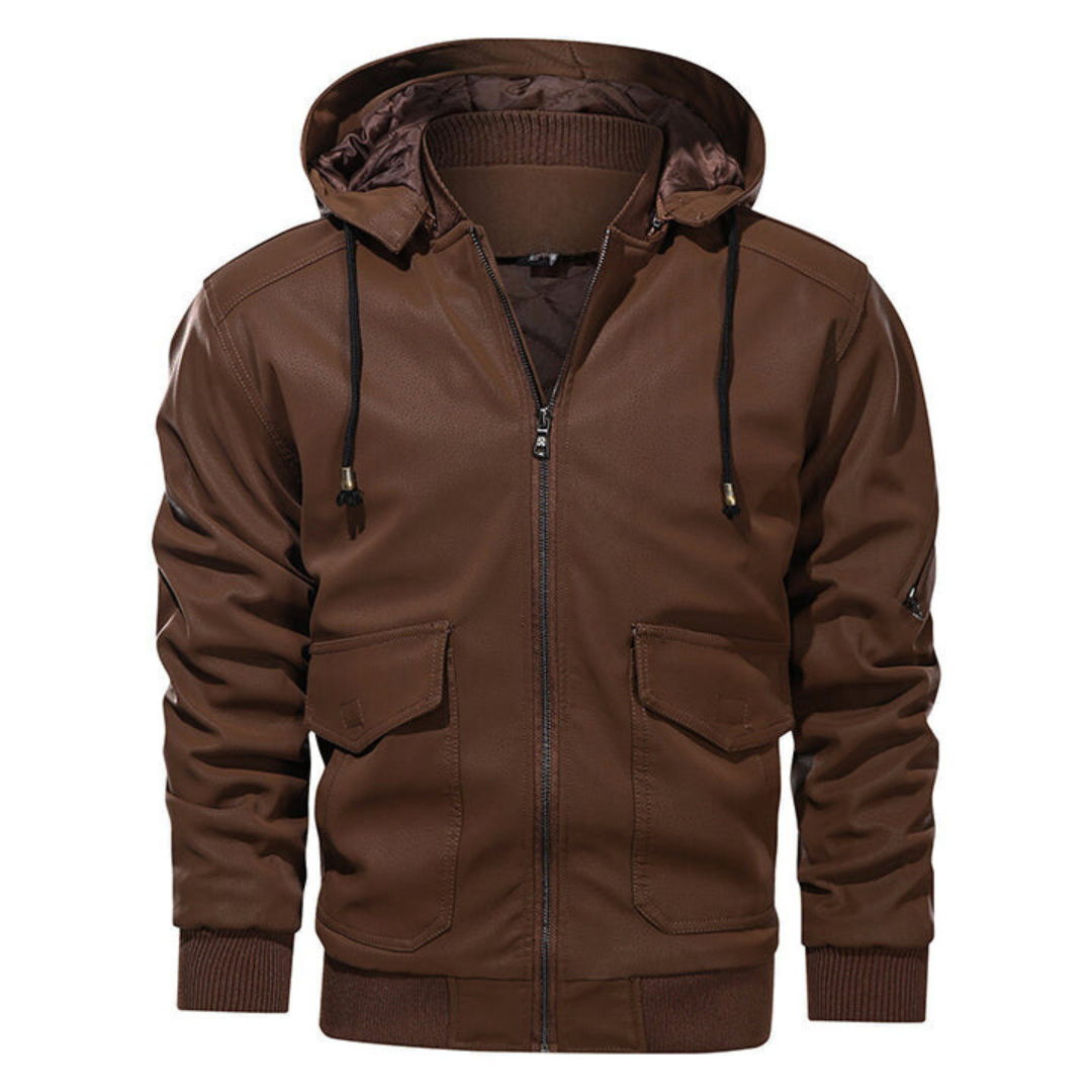 Renato | Chaqueta de Cuero de Firma