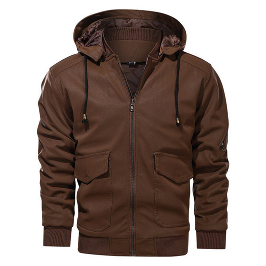 Renato | Chaqueta de Cuero de Firma
