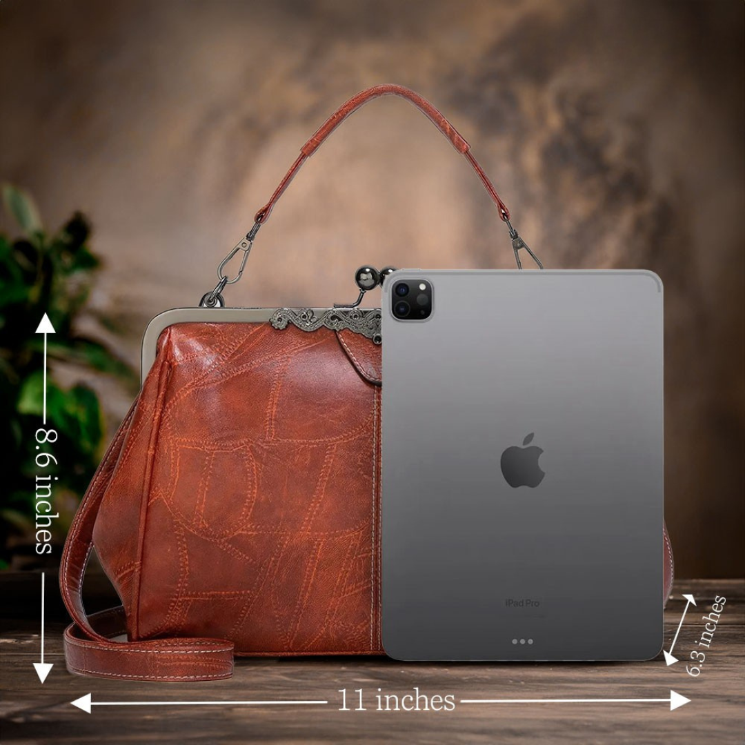 Lily™ | Bolsa de Cuero Retro Chic