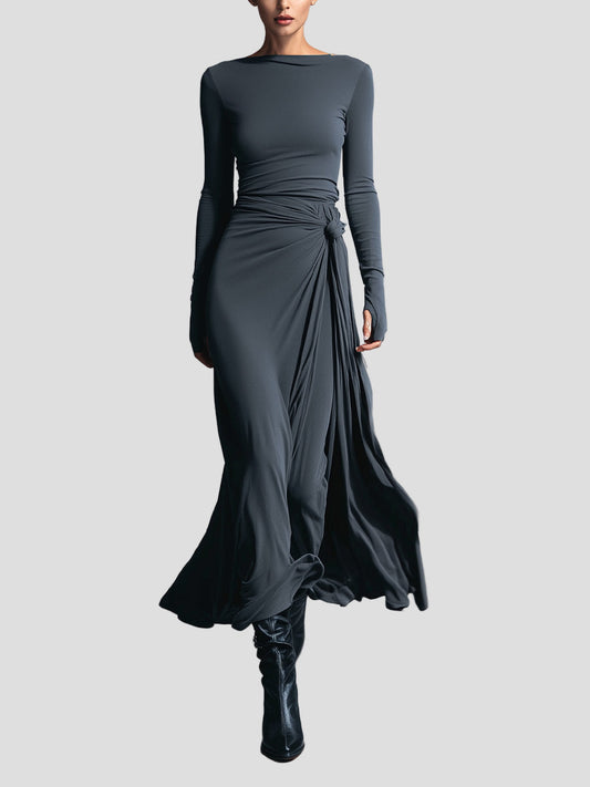Ana | Vestido de tela elástica elegante con efecto moldeador