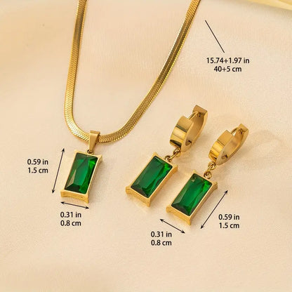 Conjunto de Joyería Elegante Iselotte Verdain Oro