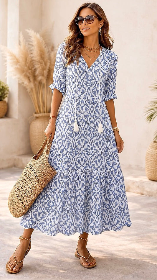 Amalia™ | Vestido de Verano Boho Vintage