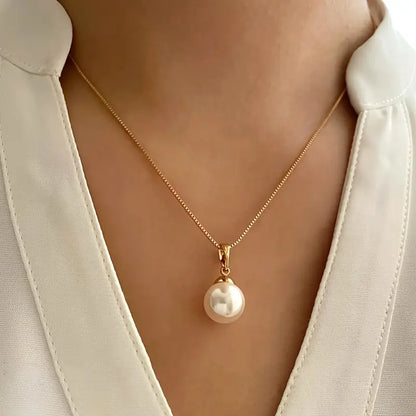 Conjunto de Joyería de Perlas Doradas Elegantes