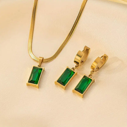 Conjunto de Joyería Elegante Iselotte Verdain Oro