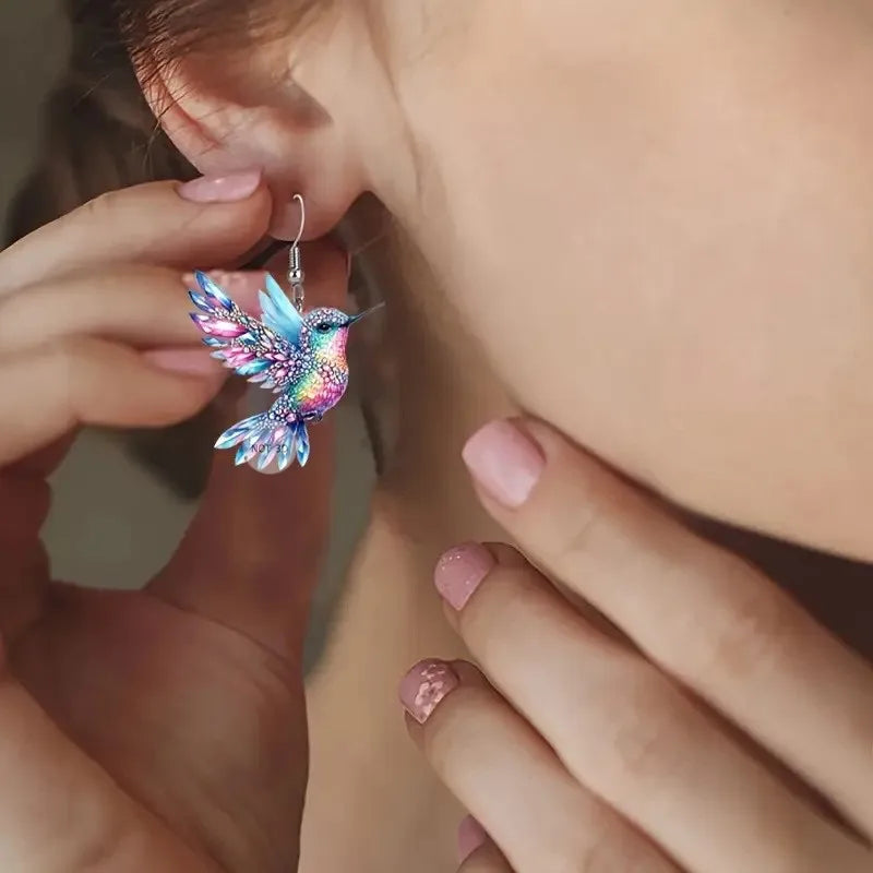 Pendientes de Colibrí