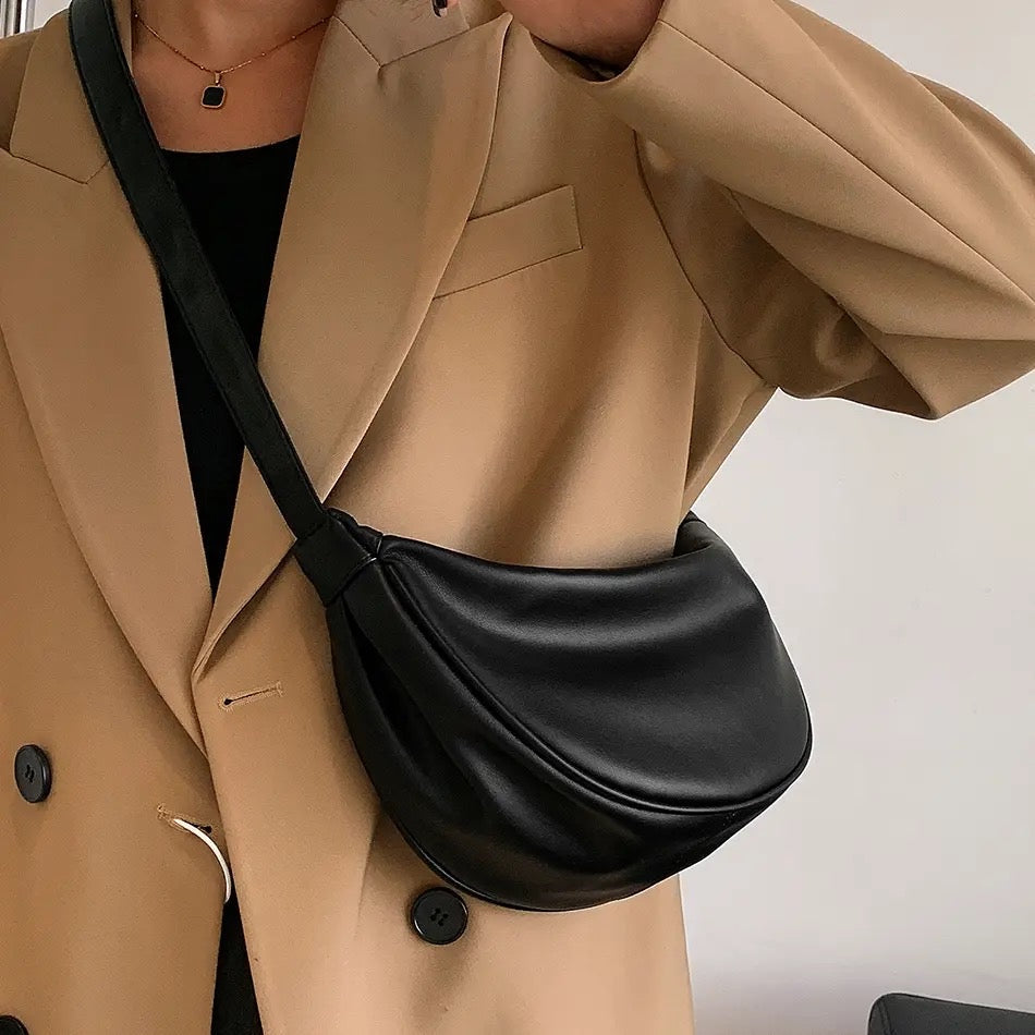 Amandine™ | Bolsa de cuero claro