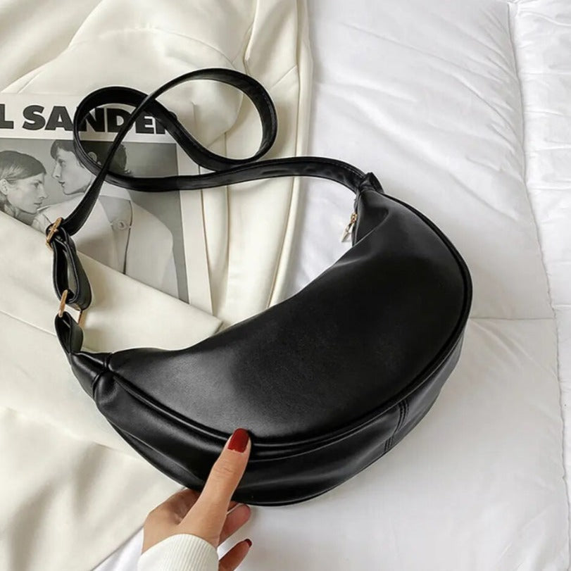 Amandine™ | Bolsa de cuero claro