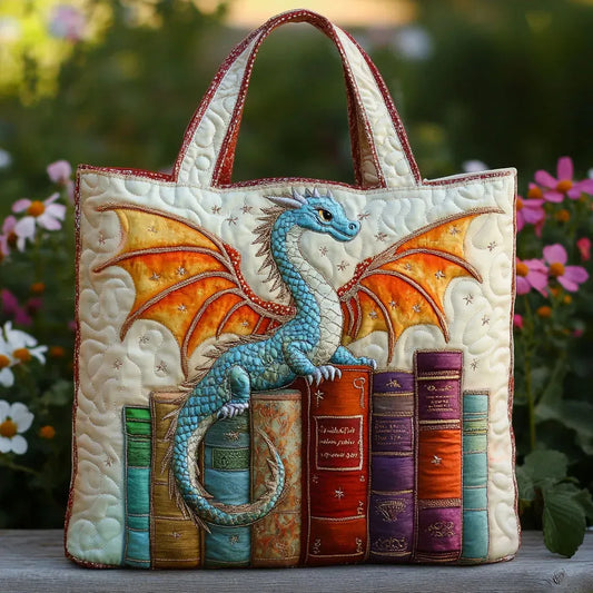 Bolsa Acolchada - Dragón Esmeralda Guardián de los Libros