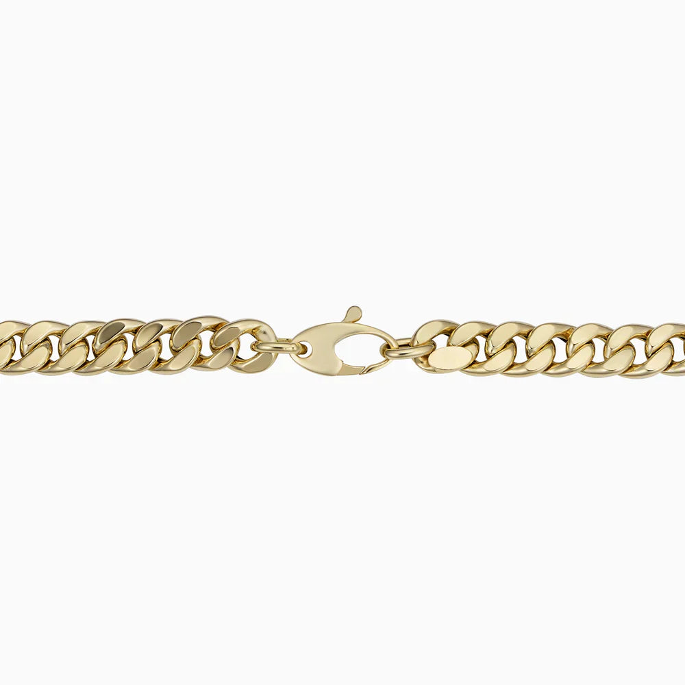 Pulsera Cubana Estate | Oro Blanco