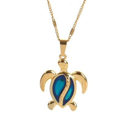 Collar de Tortuga Azul de los Sueños del Océano