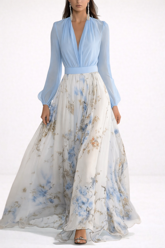 El Vestido Floral Selene Mist