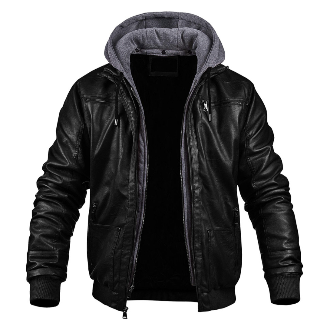 William | Chaqueta de Cuero Clásica