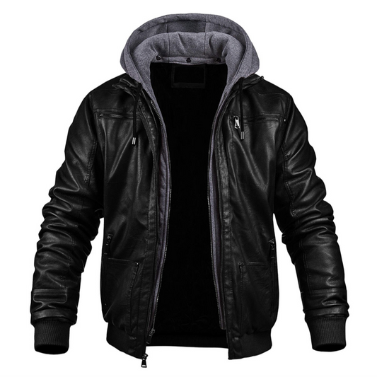 William | Chaqueta de Cuero Clásica