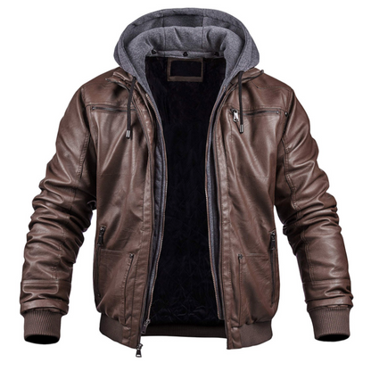 William | Chaqueta de Cuero Clásica