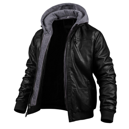 William | Chaqueta de Cuero Clásica
