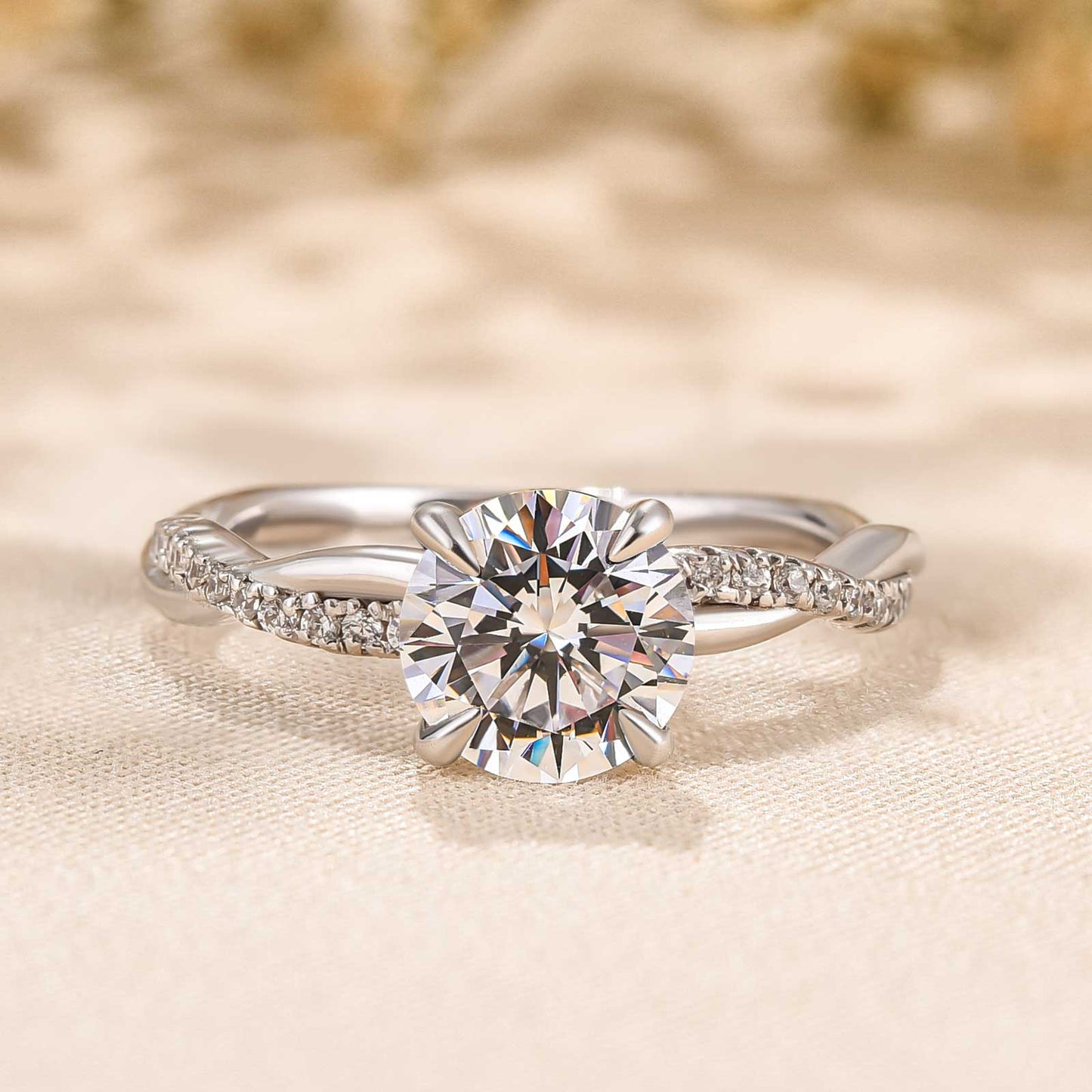 Anillo Le Jane | Oro Blanco