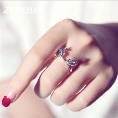 Anillo de Asta en Plata de Ley
