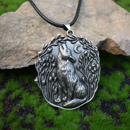 Collar del Espíritu Animal Lobo Luna