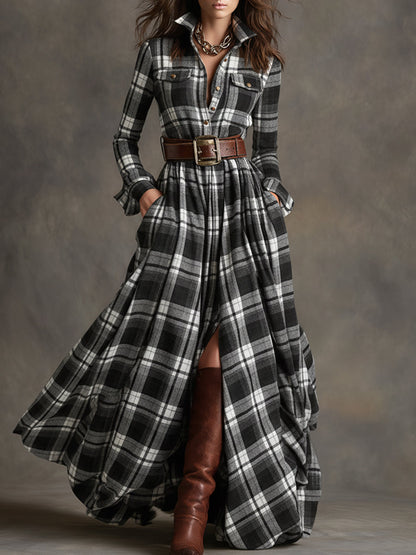 Evelyn | Clásico vestido camisa elegante