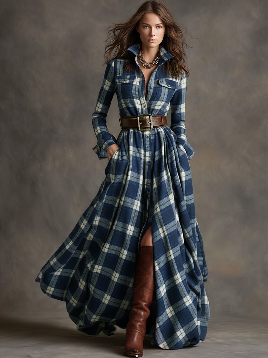 Evelyn | Clásico vestido camisa elegante