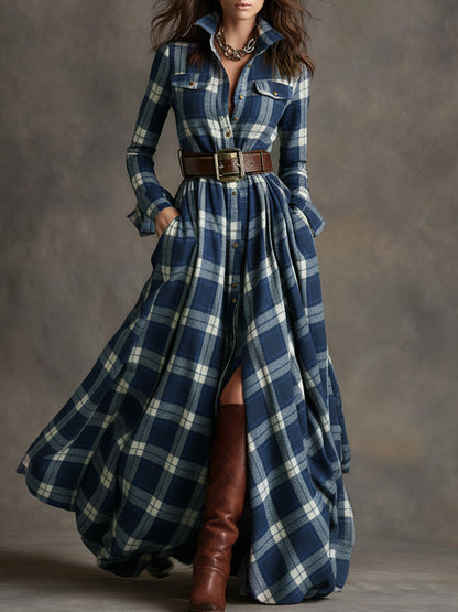Evelyn | Clásico vestido camisa elegante