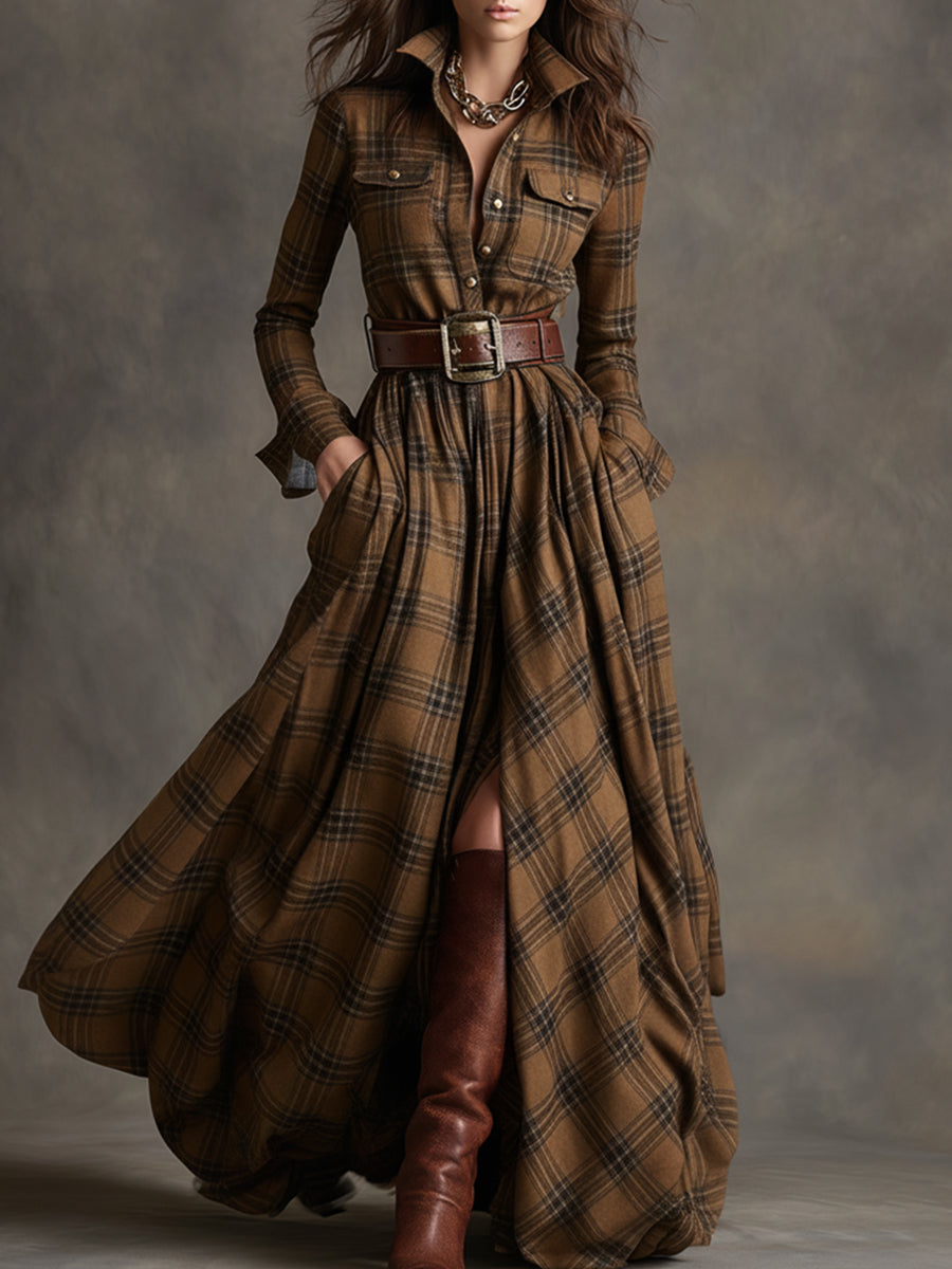 Evelyn | Clásico vestido camisa elegante